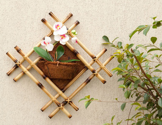 DIY Bamboo Wall Decor 2 Simple Projects With Bamboo Sticks   Bamboo Sticks Wall Decor Idea1 