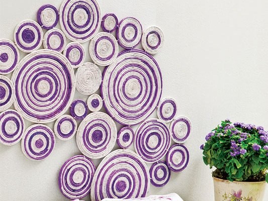 DIY wall art projects using  newspaper  Kitchen and 