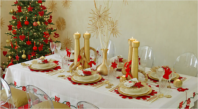 forslag Dele Somatisk celle 28 Christmas dinner table decorations and easy DIY Ideas