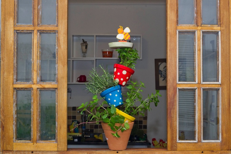 indoor vertical herb garden