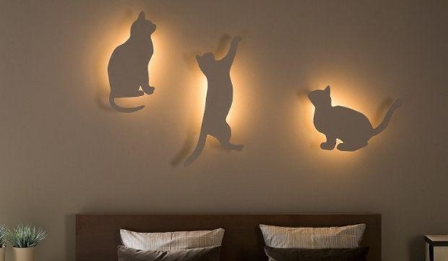 Diy Bedroom Lighting And Decor Idea For Cat Lovers