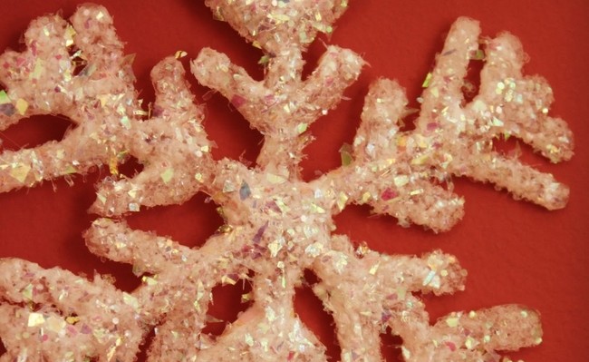 Glue Gun Snowflakes