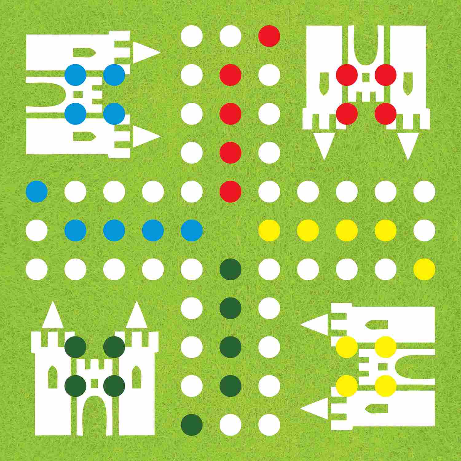 Ludo Game Board Template