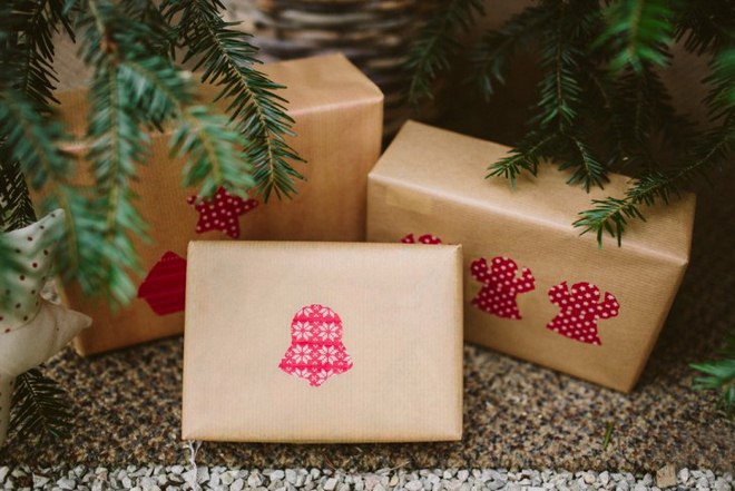 decorative kraft wrapping paper