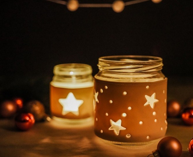 DIY Christmas jar crafts - 3 inexpensive and easy projects