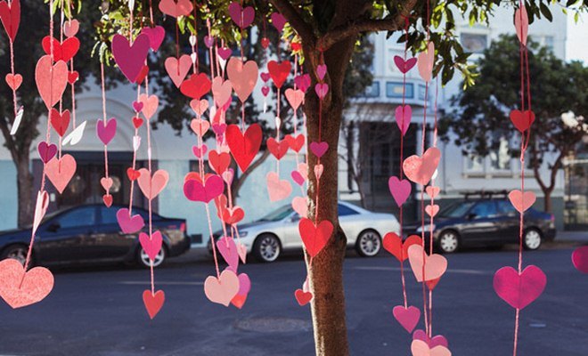 Paper best sale valentines decorations