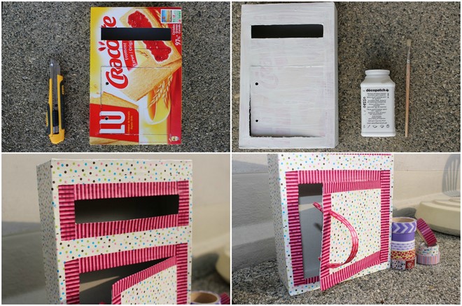 DIY Washi Tape Cereal Box Organizers  Washi tape diy, Diy washi, Cereal box  organizer