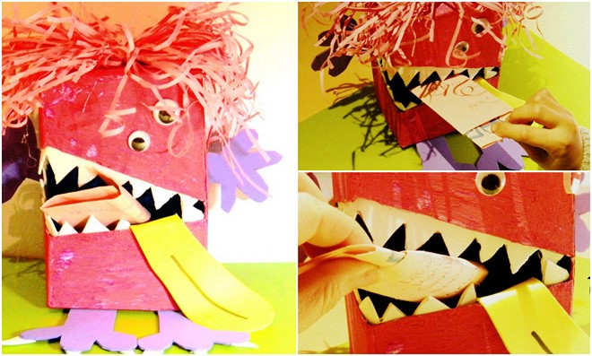 monster mailbox diy valentines day idea for him love message