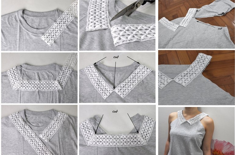 DIY T-shirt ideas and easy projects: How to refashion and embellish tees