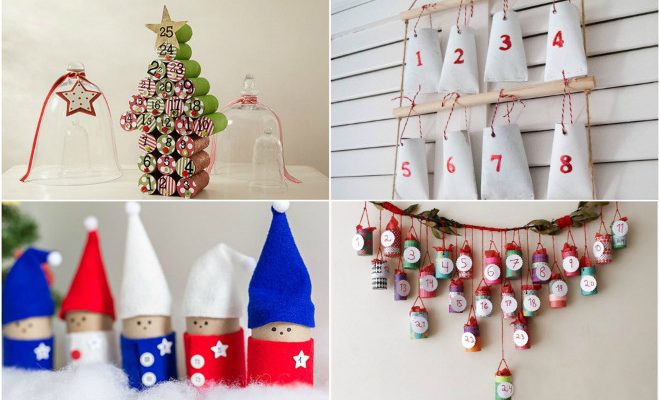 Making Festive Toilet Roll Christmas Decorations