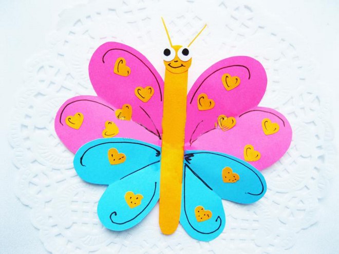 valentine butterfly craft