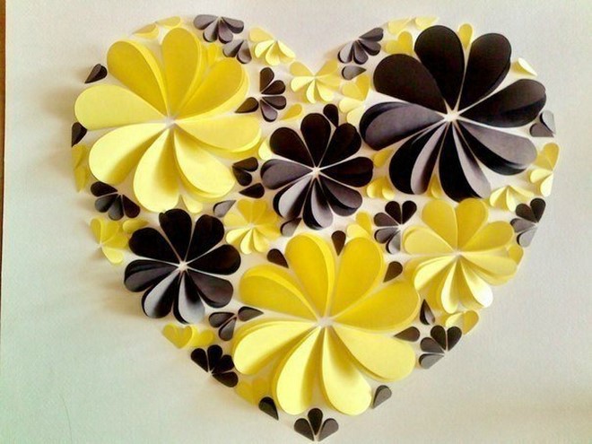 How To Make 3d Flower Paper Artwork Easy Craft Idea For Kids And Adults