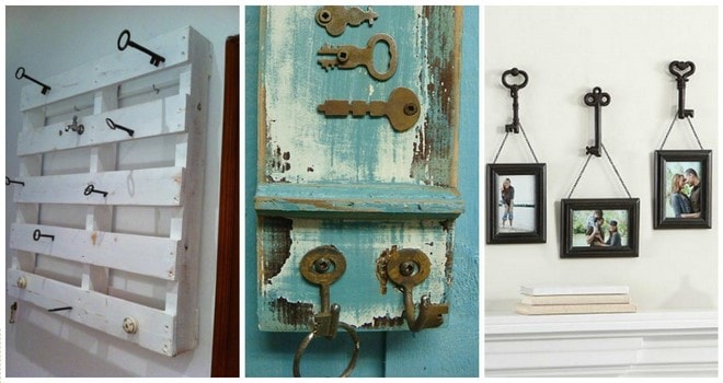 DIY Vintage keys with simple Material // Vintage Home Decoration