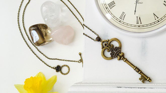 Old hot sale key necklace